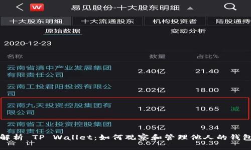 深入解析 TP Wallet：如何观察和管理他人的钱包动态